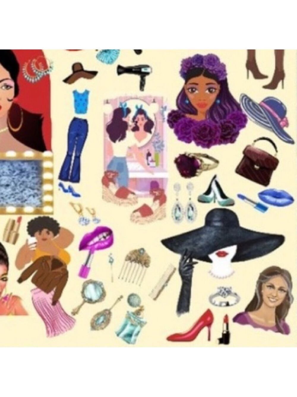 25 10X13 Poly Mailers Fashion Makeup Girls Ladies Night Flat PRICE IS FIRM - Picture 13 of 15